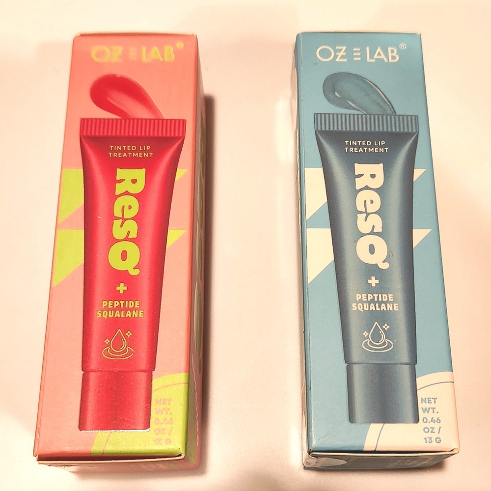 ResQ Oz Lab Peptide Lip Treatment Set - Clear & Sorbet